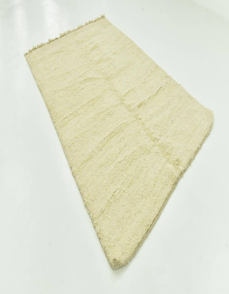 Detail image of  6' 8 x 9' 10  Hand Knotted Moroccan Wool Rug