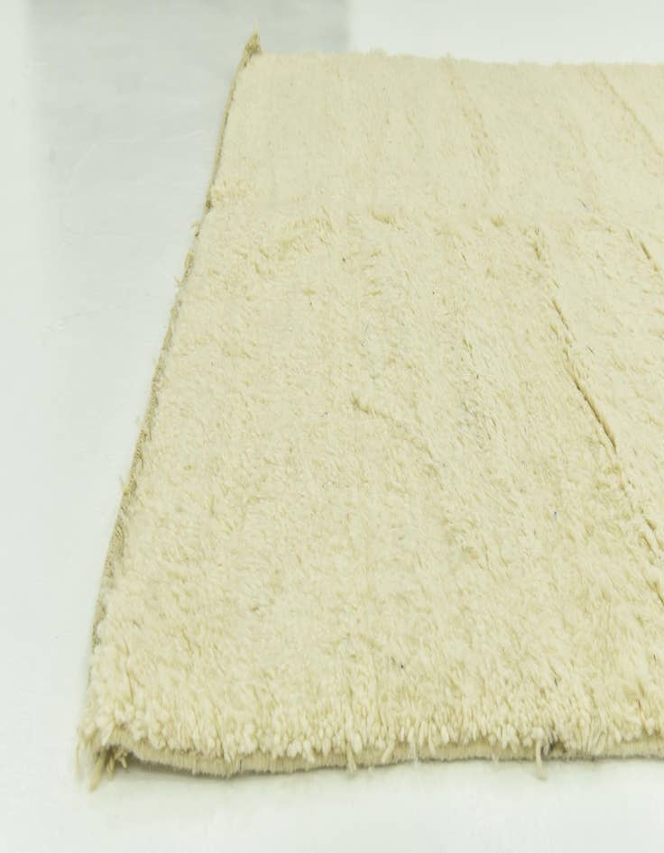 Detail image of  6' 8 x 9' 10  Hand Knotted Moroccan Wool Rug