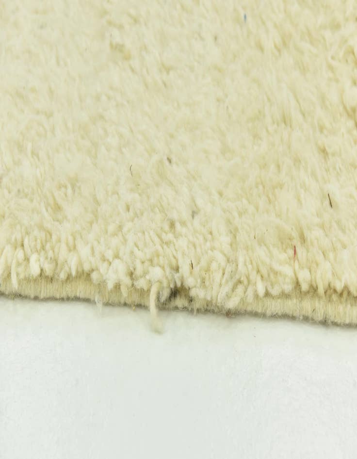 Detail image of  6' 8 x 9' 10  Hand Knotted Moroccan Wool Rug