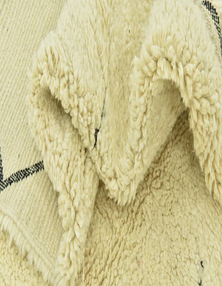 Detail image of  7' x 9' 7  Hand Knotted Moroccan Wool Rug