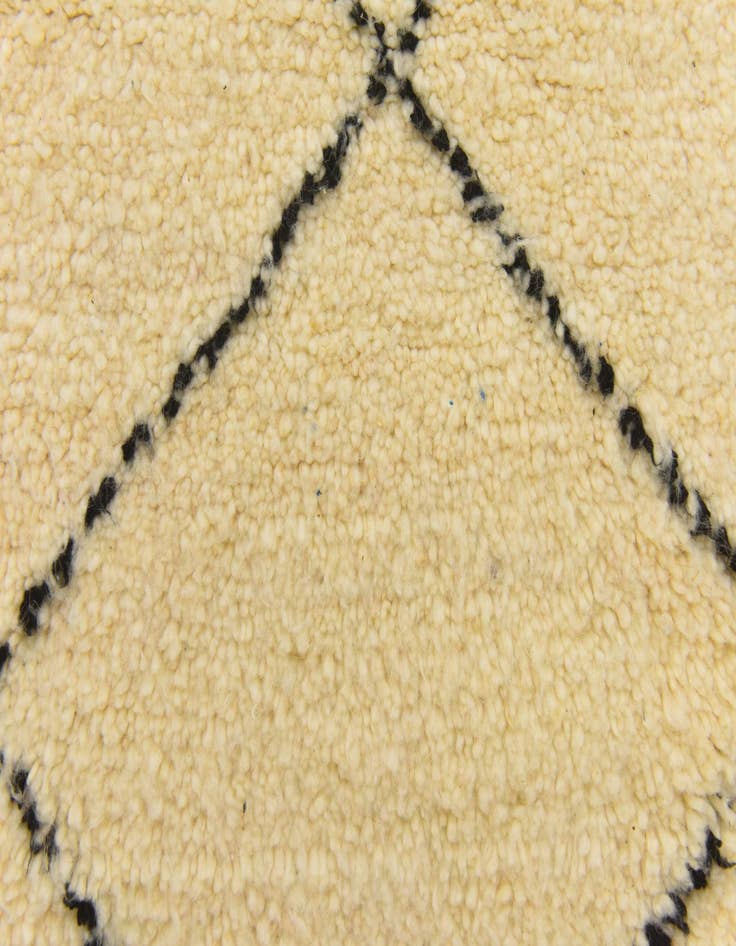 Detail image of  2' 9 x 4' 8  Hand Knotted Moroccan Wool Rug