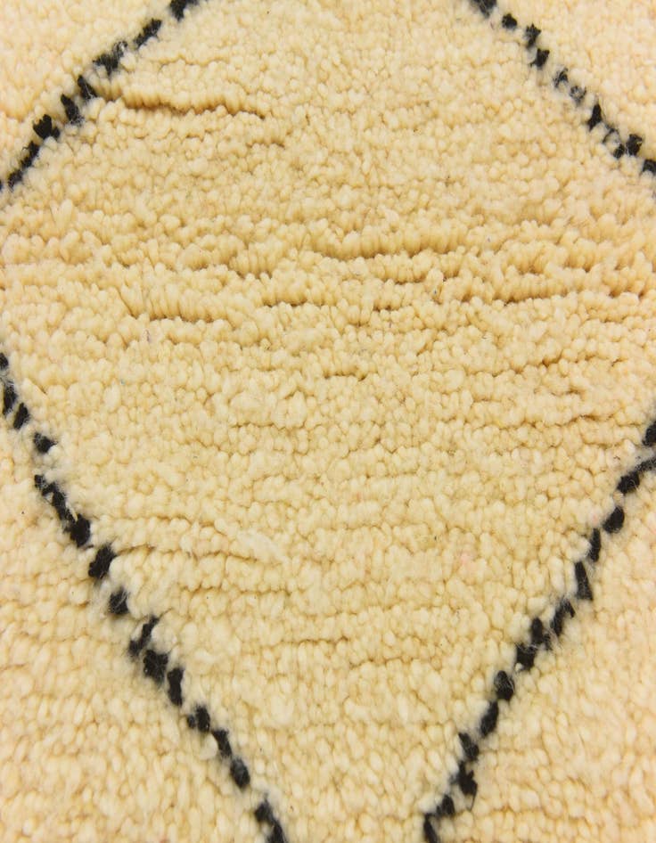 Detail image of  2' 9 x 4' 8  Hand Knotted Moroccan Wool Rug