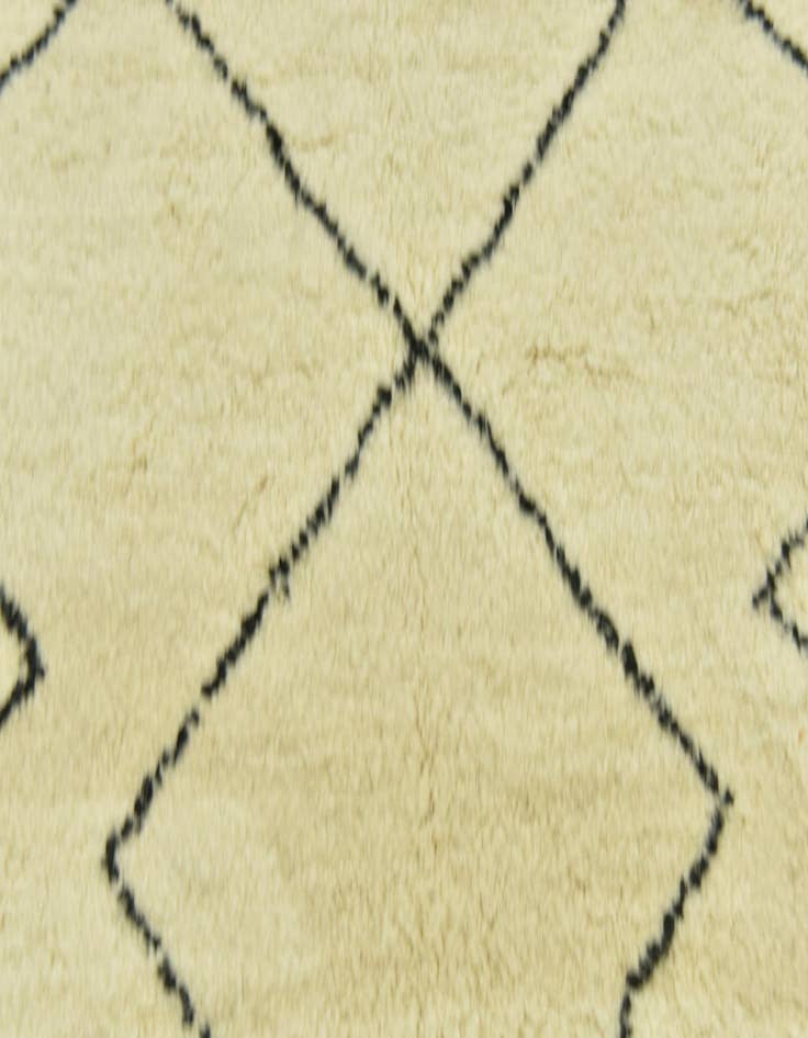 Detail image of  5' 1 x 7' 7  Hand Knotted Moroccan Wool Rug