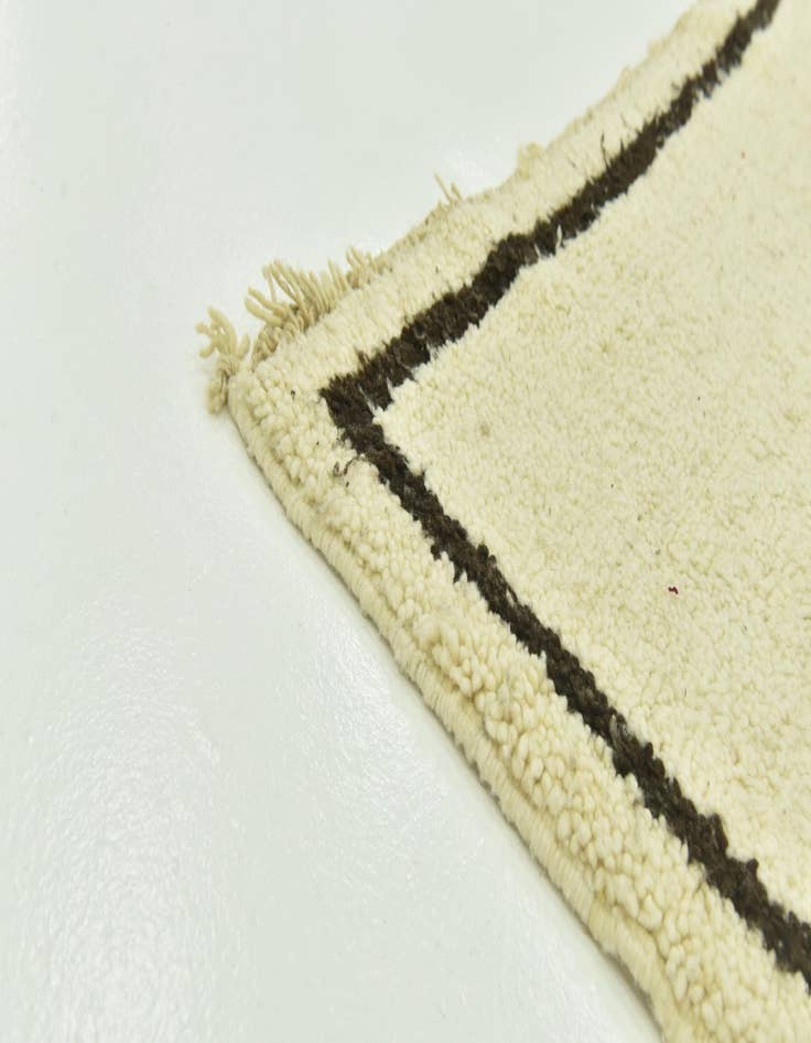 Detail image of  5' 5 x 8' 4  Hand Knotted Moroccan Wool Rug