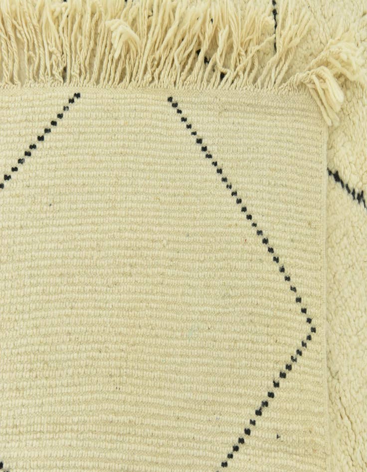 Detail image of  5' 3 x 8' 2  Hand Knotted Moroccan Wool Rug