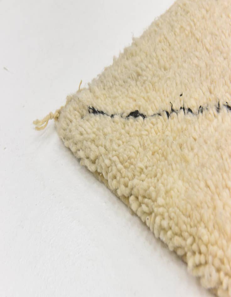 Detail image of  5' 3 x 8' 5  Hand Knotted Moroccan Wool Rug