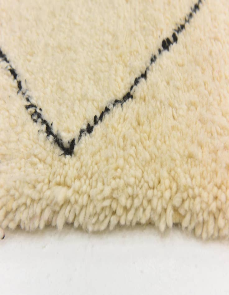 Detail image of  5' 3 x 8' 5  Hand Knotted Moroccan Wool Rug