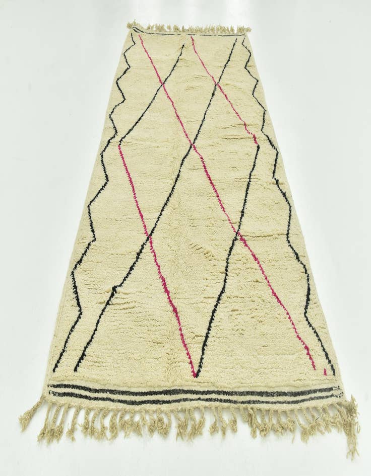 Detail image of  5' x 8' 8  Hand Knotted Moroccan Wool Rug