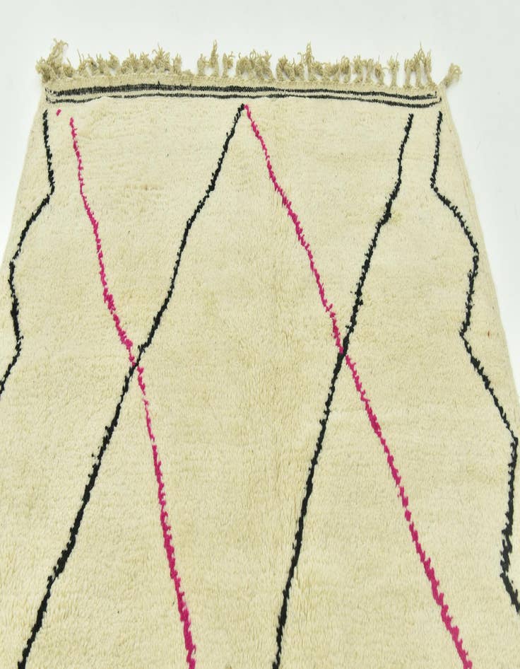 Detail image of  5' x 8' 8  Hand Knotted Moroccan Wool Rug