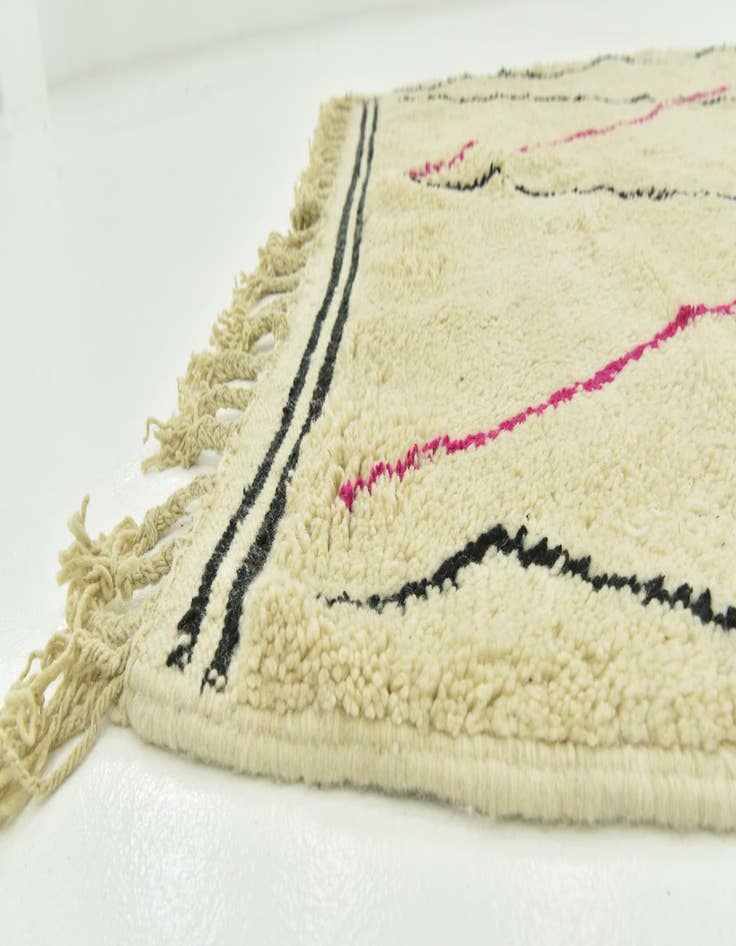 Detail image of  5' x 8' 8  Hand Knotted Moroccan Wool Rug