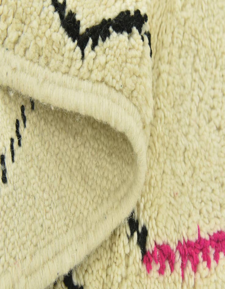 Detail image of  5' x 8' 8  Hand Knotted Moroccan Wool Rug