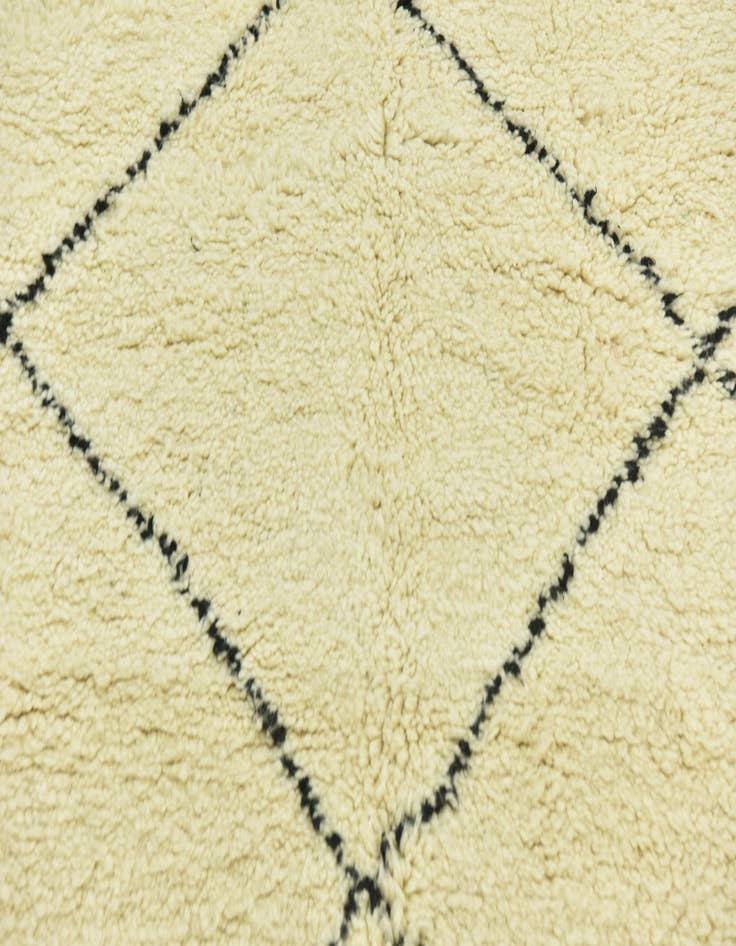 Detail image of  4' 10 x 7' 9  Hand Knotted Moroccan Wool Rug