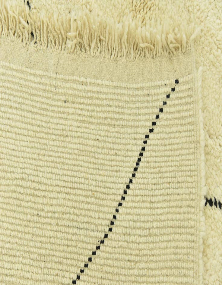 Detail image of  5' 6 x 7' 8  Hand Knotted Moroccan Wool Rug