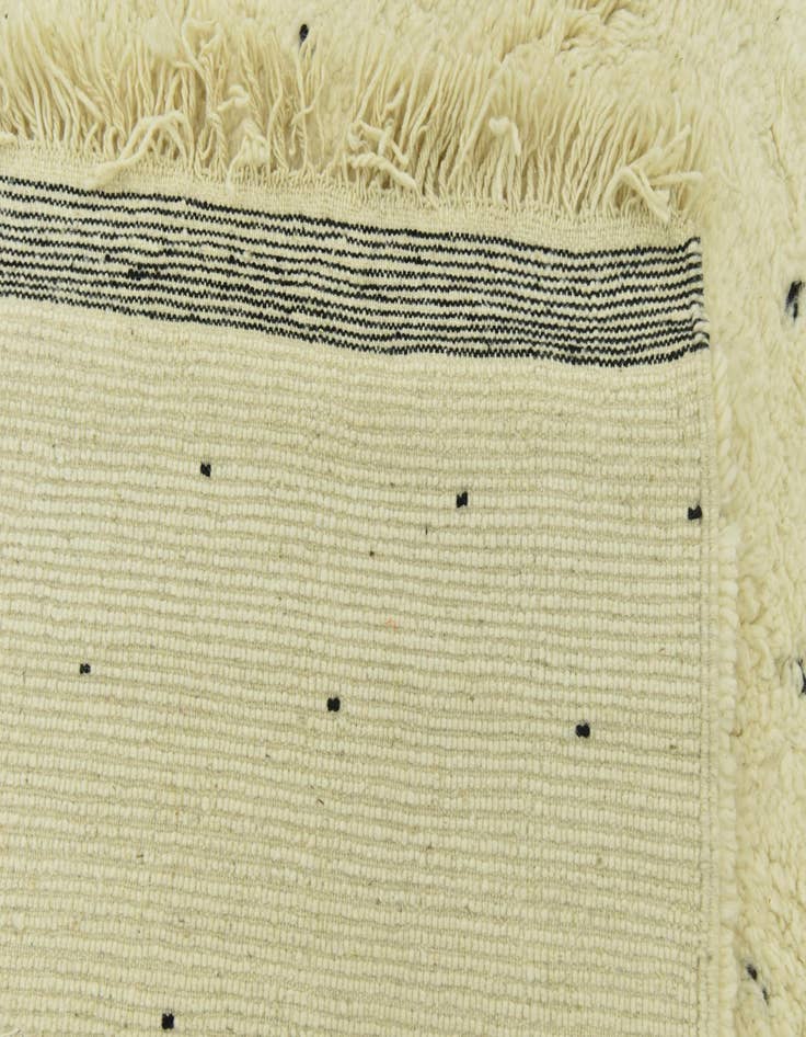 Detail image of  6' 7 x 10' 2  Hand Knotted Moroccan Wool Rug