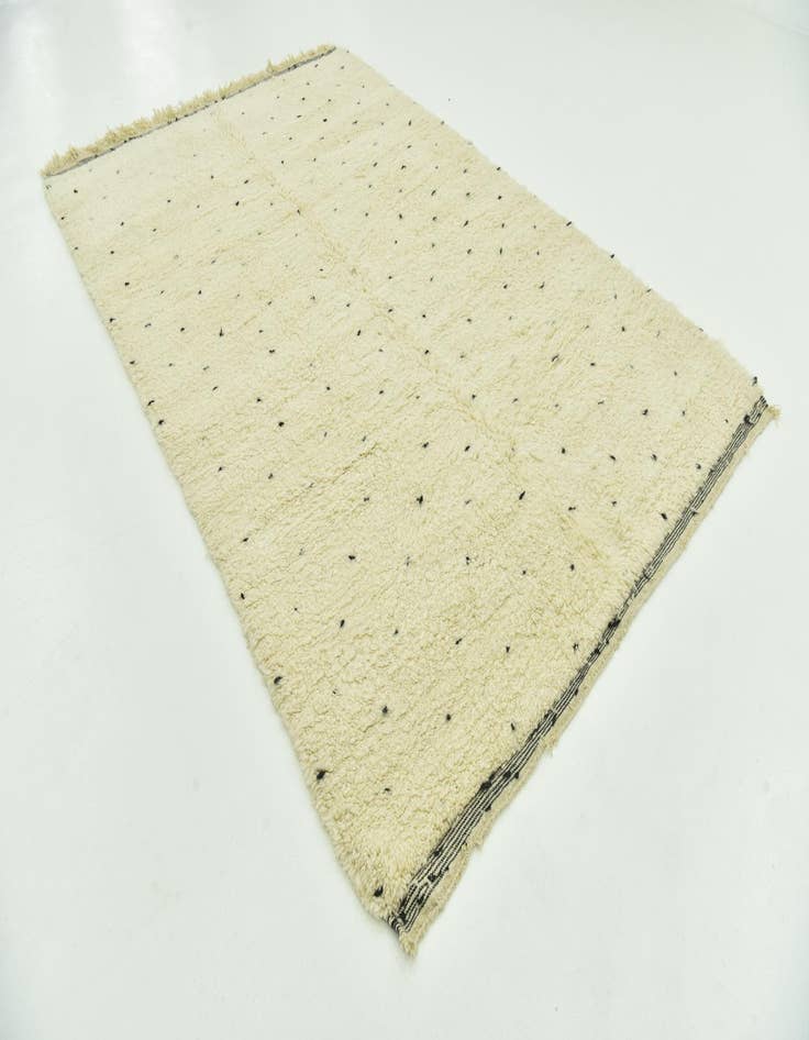 Detail image of  6' 7 x 10' 2  Hand Knotted Moroccan Wool Rug