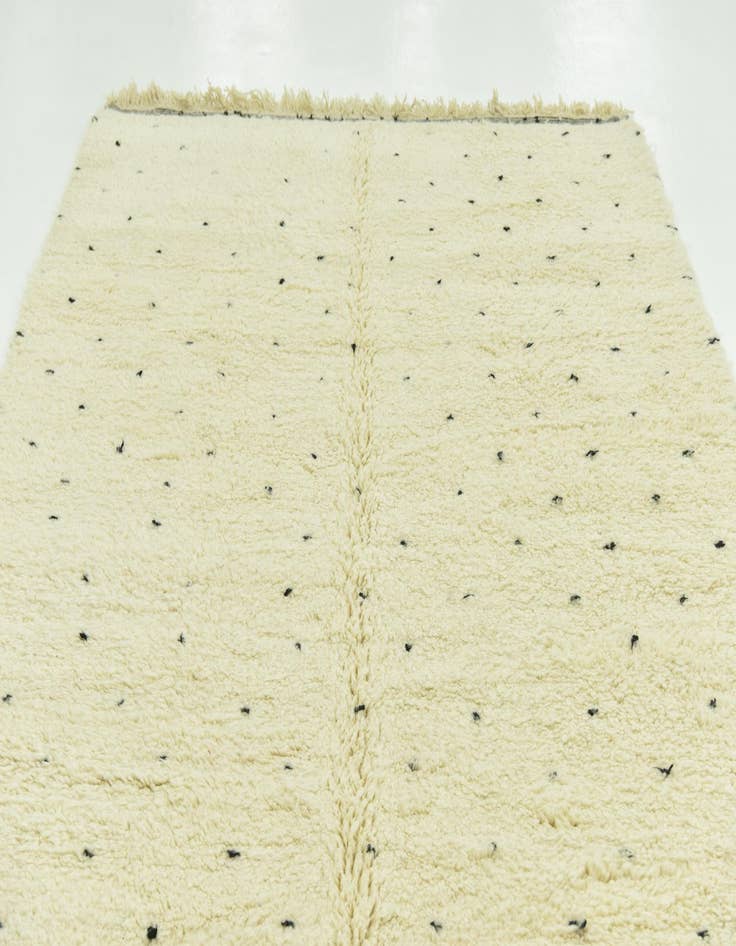 Detail image of  6' 7 x 10' 2  Hand Knotted Moroccan Wool Rug