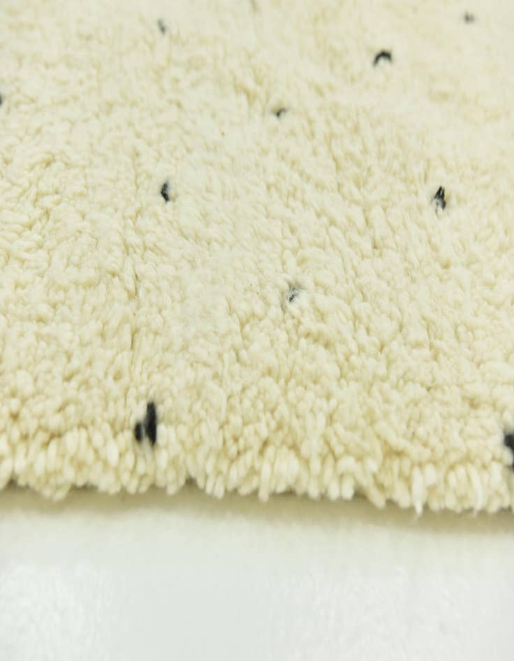 Detail image of  6' 7 x 10' 2  Hand Knotted Moroccan Wool Rug