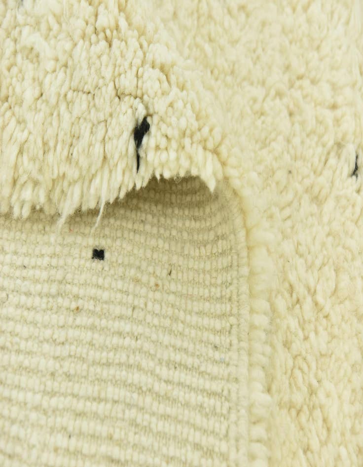 Detail image of  6' 7 x 10' 2  Hand Knotted Moroccan Wool Rug