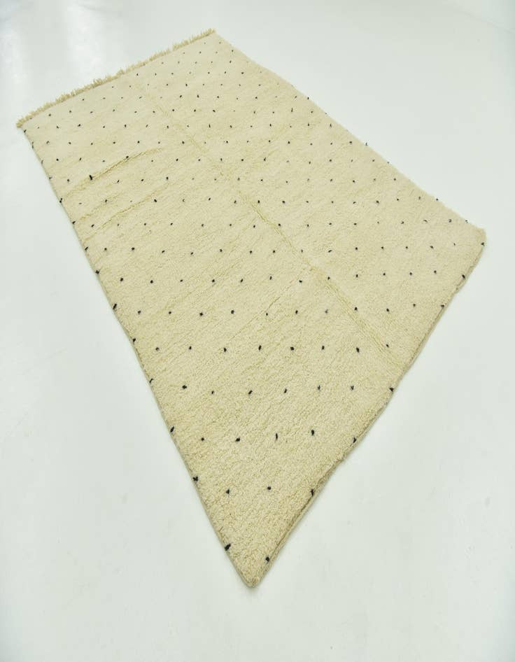 Detail image of  6' 10 x 10' 2  Hand Knotted Moroccan Wool Rug