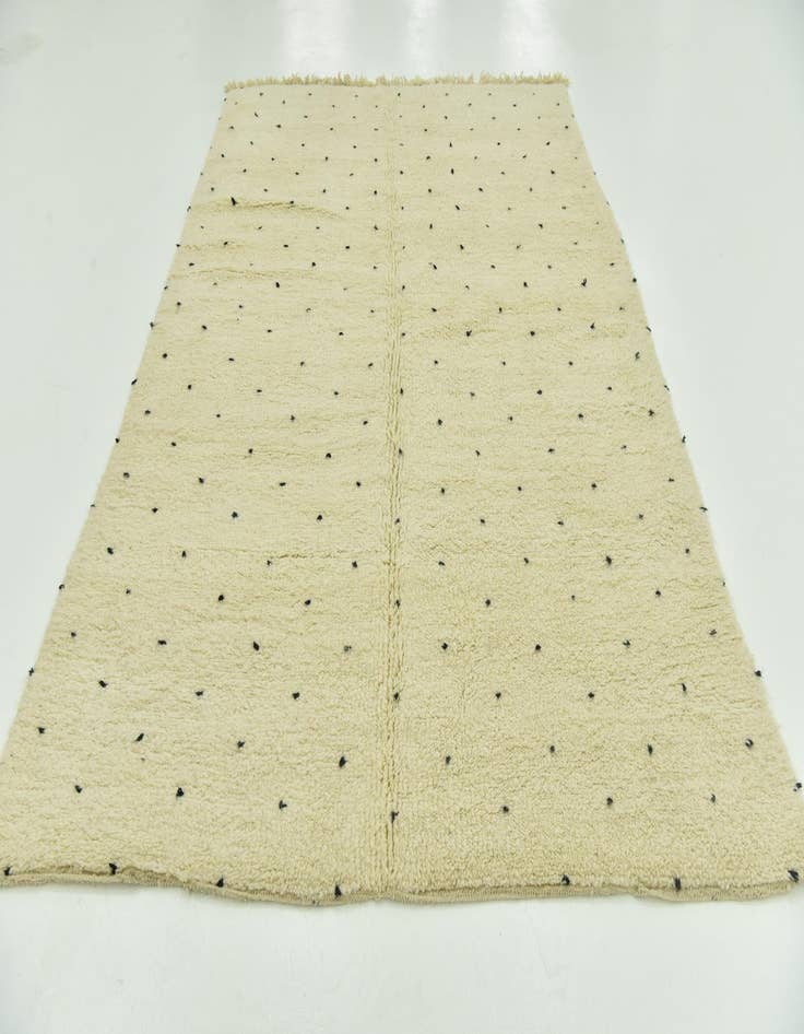 Detail image of  6' 10 x 10' 2  Hand Knotted Moroccan Wool Rug