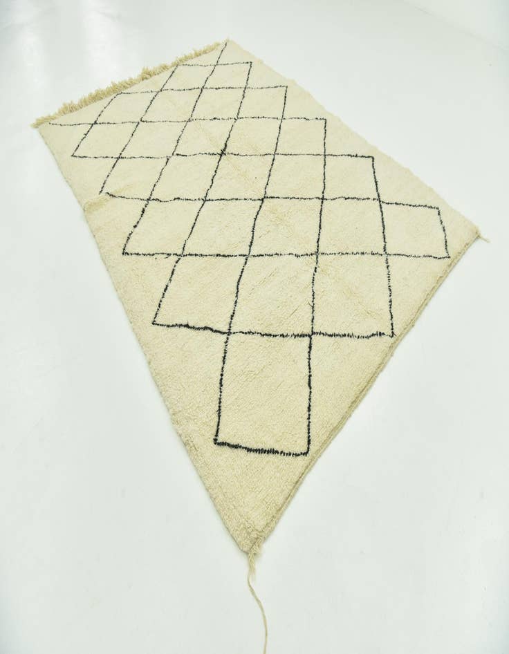 Detail image of  7' 2 x 9' 7  Hand Knotted Moroccan Wool Rug