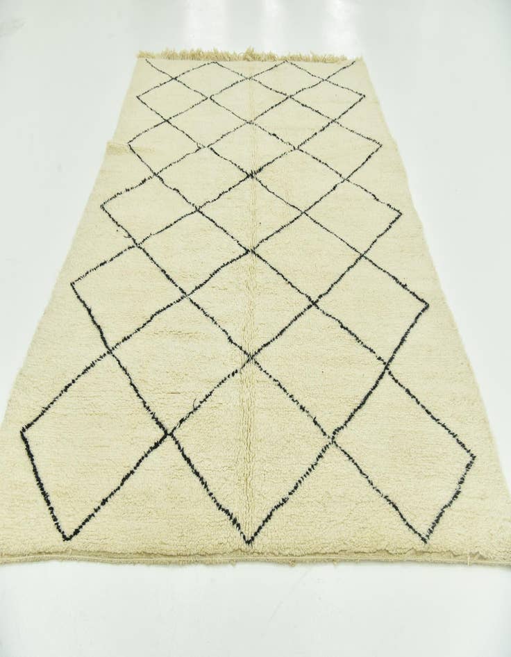 Detail image of  7' 2 x 9' 7  Hand Knotted Moroccan Wool Rug