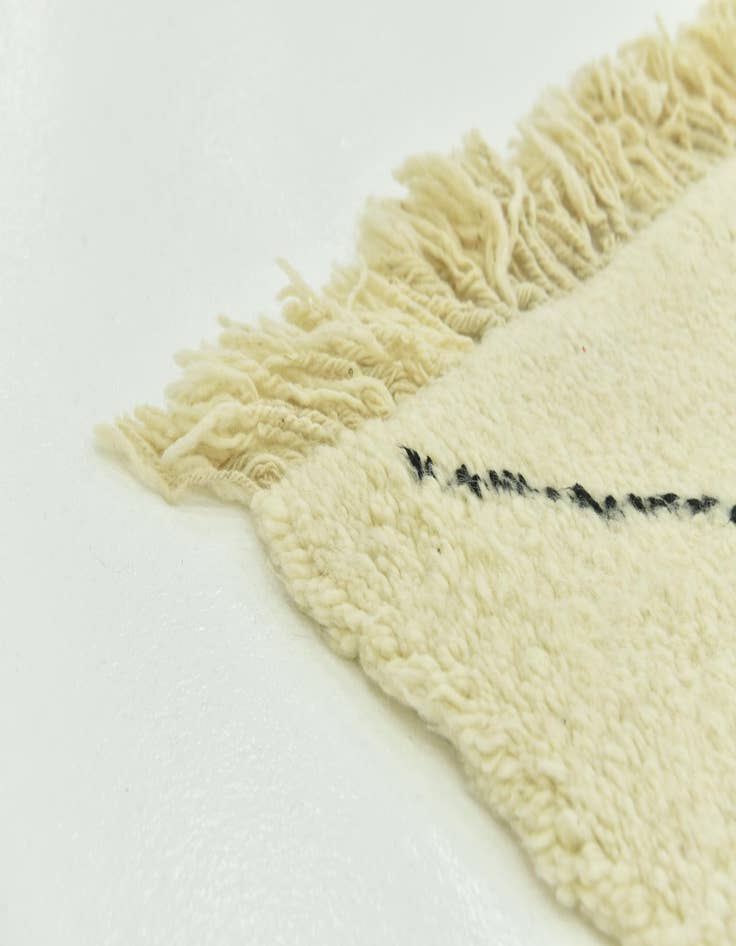 Detail image of  7' 2 x 9' 7  Hand Knotted Moroccan Wool Rug