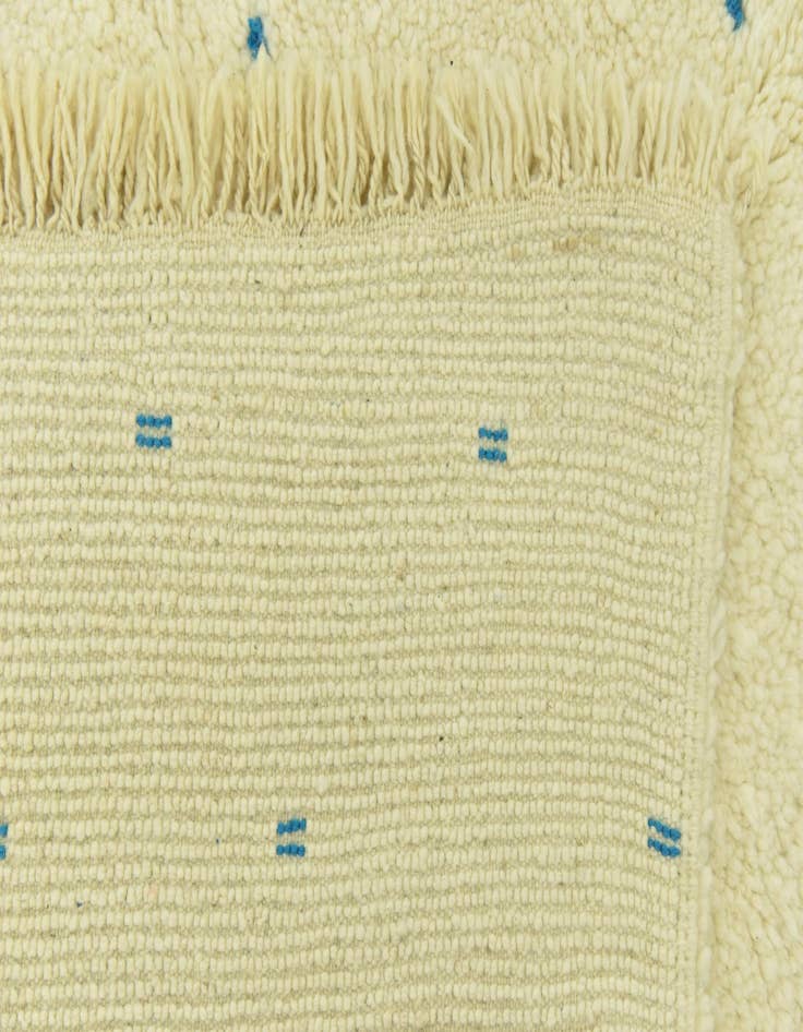 Detail image of  5' 4 x 8' 4  Hand Knotted Moroccan Wool Rug