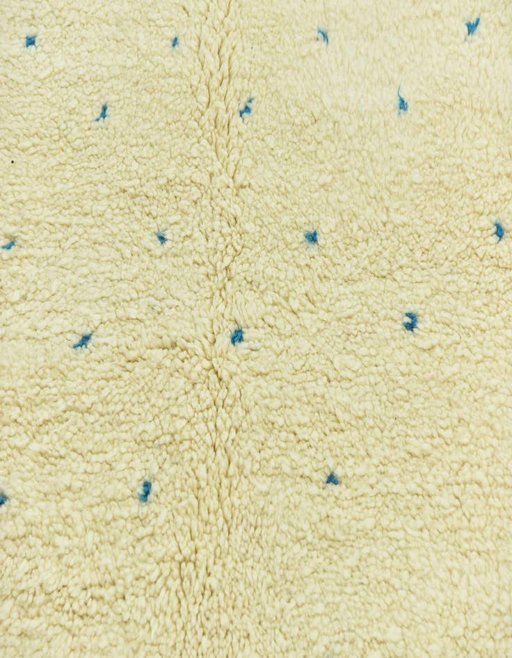 Detail image of  5' 4 x 8' 4  Hand Knotted Moroccan Wool Rug