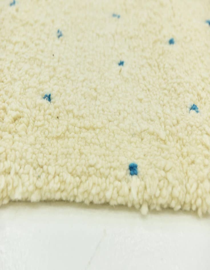 Detail image of  5' 4 x 8' 4  Hand Knotted Moroccan Wool Rug