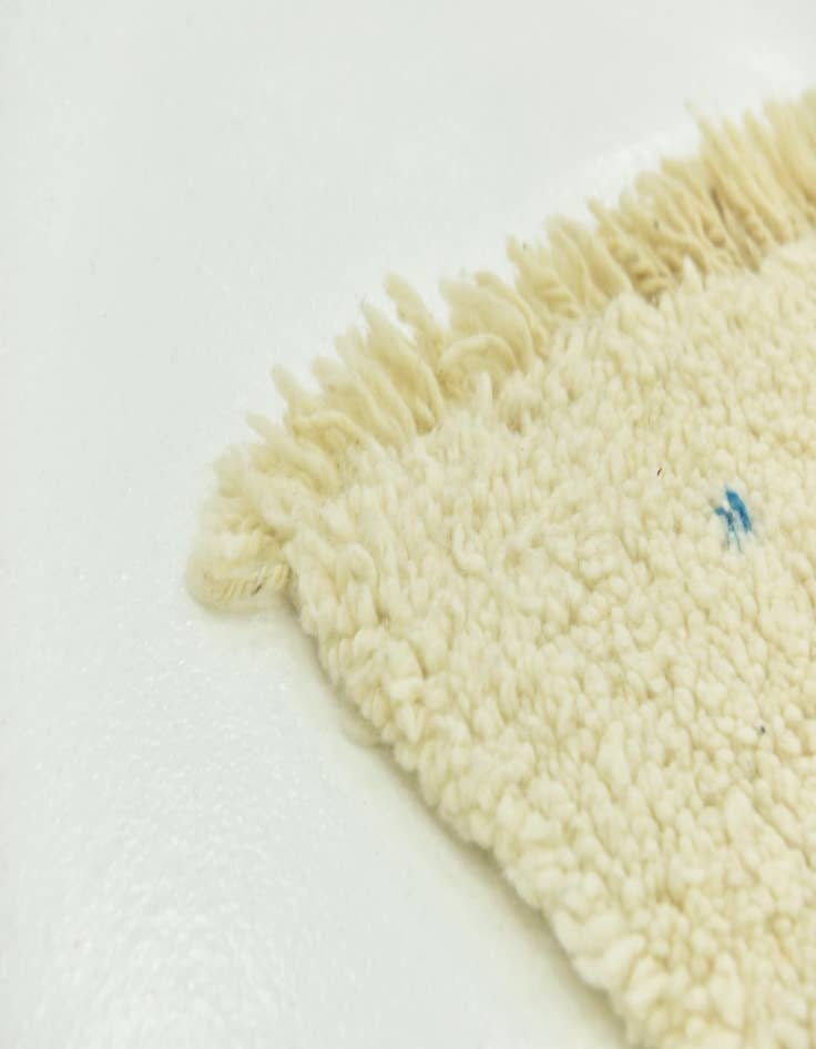 Detail image of  5' 4 x 8' 4  Hand Knotted Moroccan Wool Rug