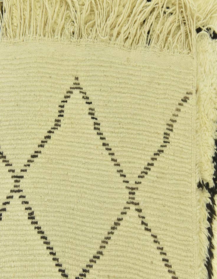 Detail image of  7' x 10' 7  Hand Knotted Moroccan Wool Rug