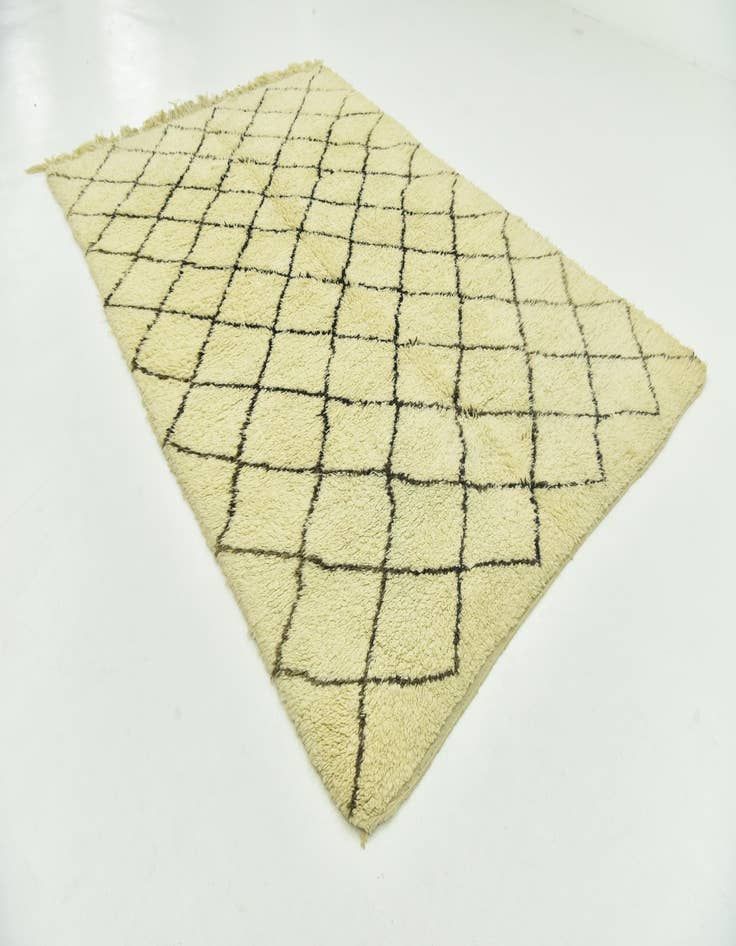 Detail image of  7' x 10' 7  Hand Knotted Moroccan Wool Rug