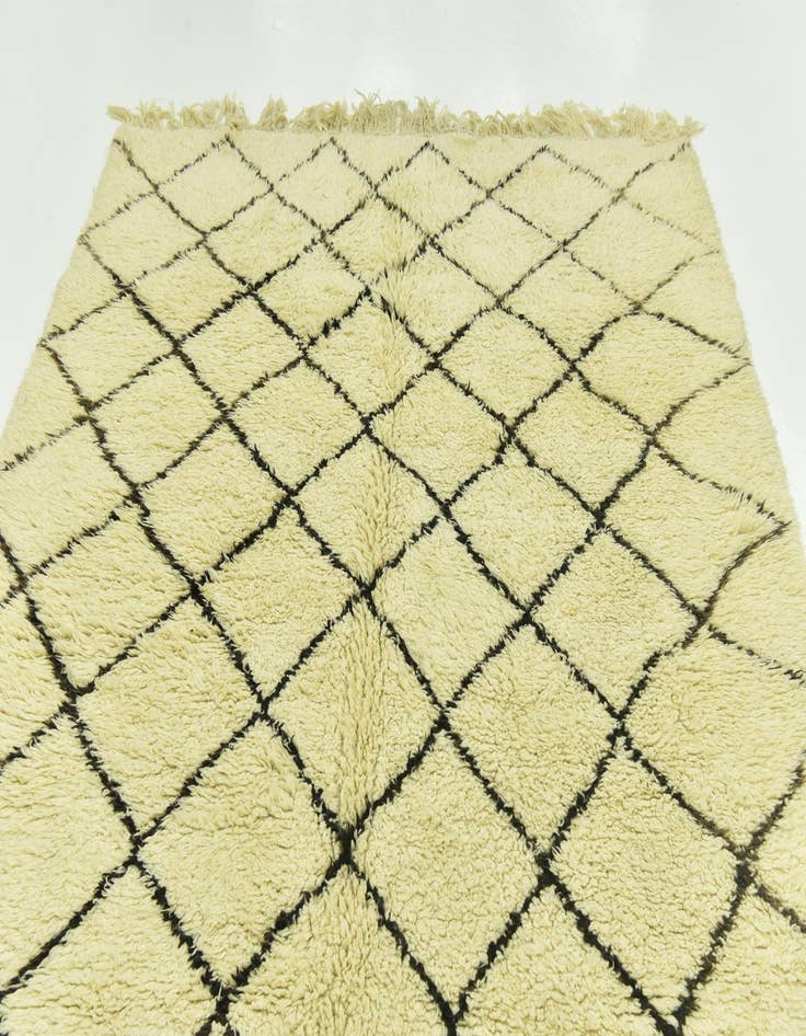 Detail image of  7' x 10' 7  Hand Knotted Moroccan Wool Rug