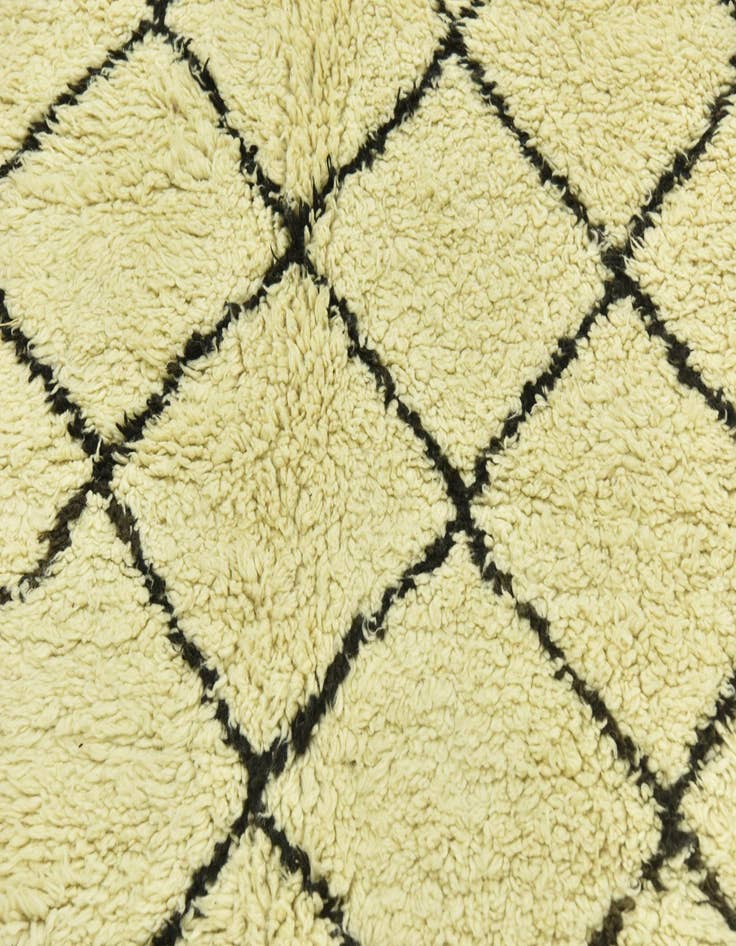 Detail image of  7' x 10' 7  Hand Knotted Moroccan Wool Rug