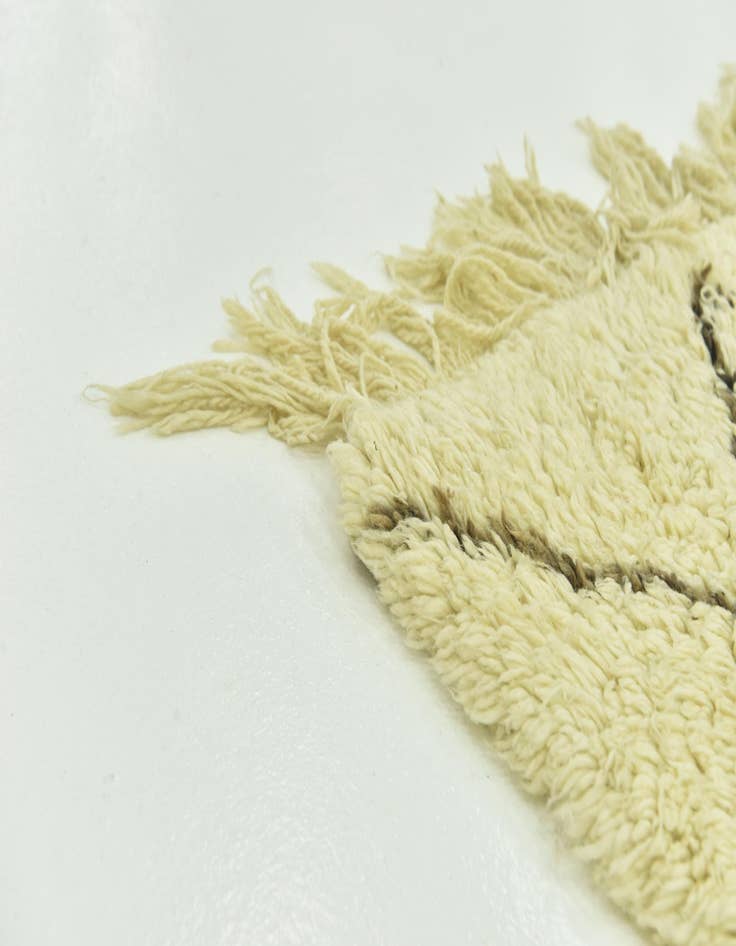 Detail image of  7' x 10' 7  Hand Knotted Moroccan Wool Rug