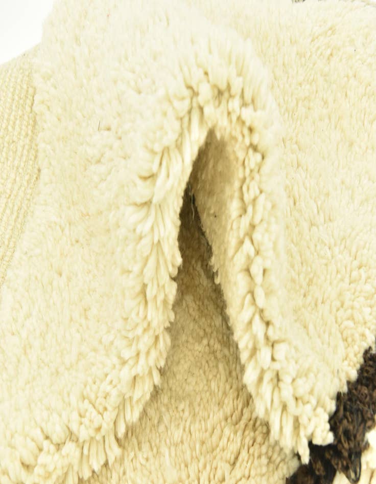 Detail image of  7' x 10'  Hand Knotted Moroccan Wool Rug