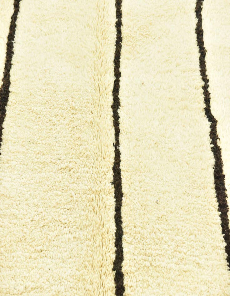 Detail image of  7' x 10'  Hand Knotted Moroccan Wool Rug