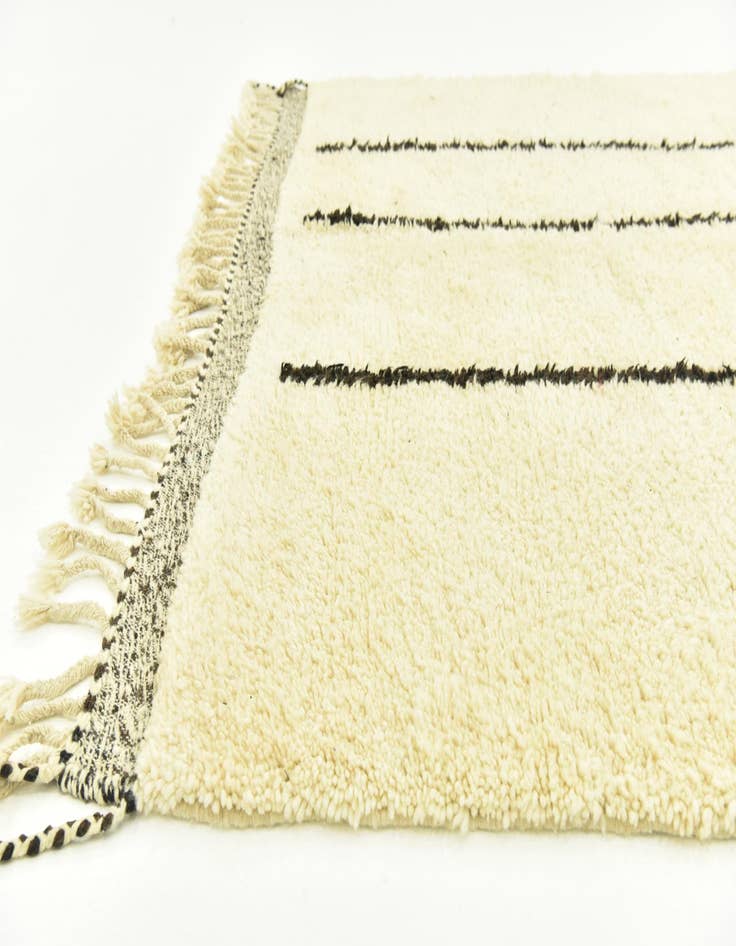 Detail image of  7' x 10'  Hand Knotted Moroccan Wool Rug