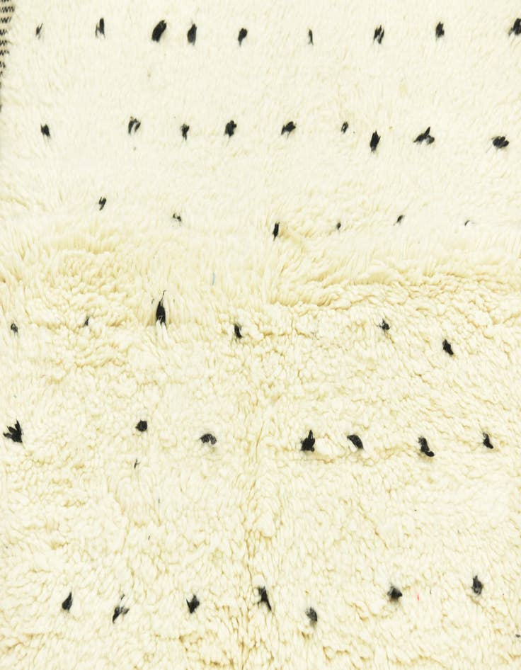 Detail image of  3' 8 x 5' 7  Hand Knotted Moroccan Wool Rug