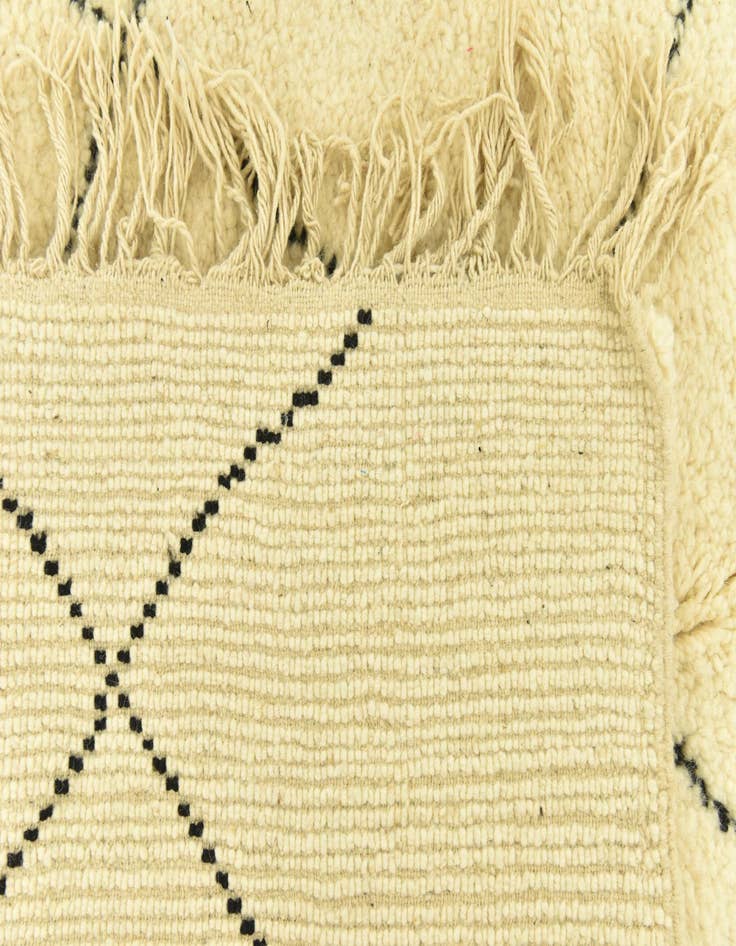 Detail image of  5' 2 x 8' 1  Hand Knotted Moroccan Wool Rug