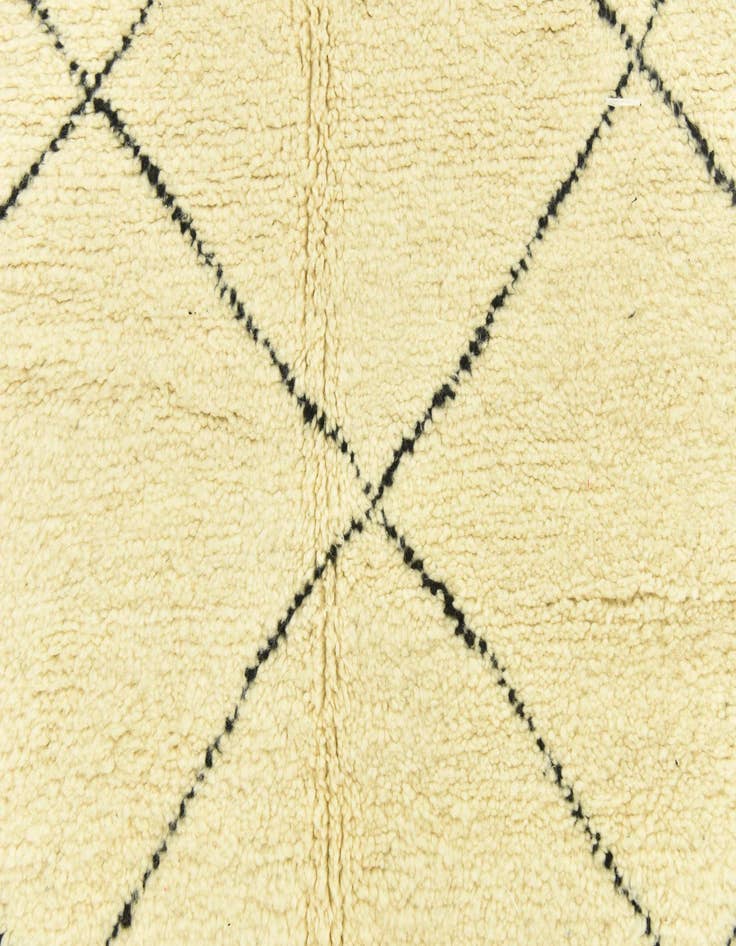 Detail image of  5' 2 x 8' 1  Hand Knotted Moroccan Wool Rug