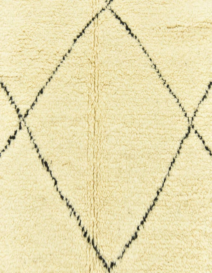 Detail image of  5' 2 x 8' 1  Hand Knotted Moroccan Wool Rug