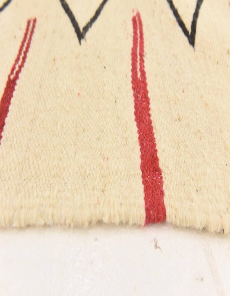 Detail image of  6' 1 x 9' 9  Hand Knotted Moroccan Wool Rug