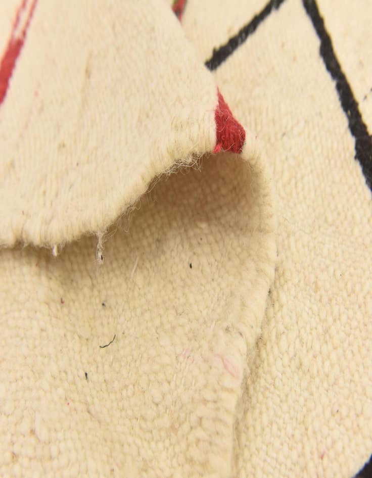 Detail image of  6' 1 x 9' 9  Hand Knotted Moroccan Wool Rug