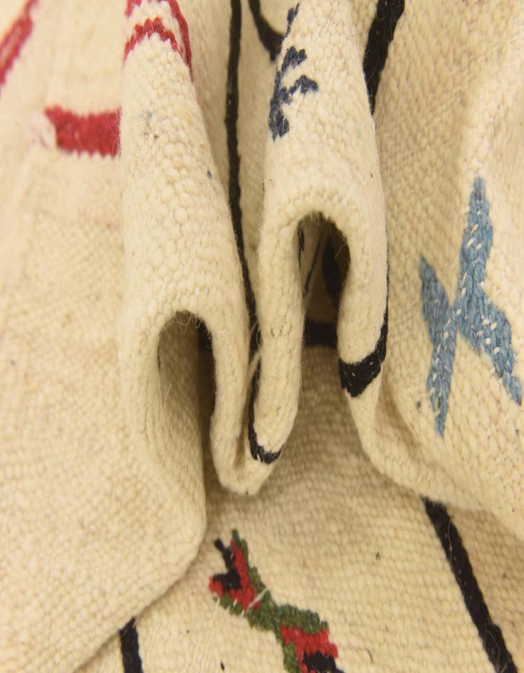 Detail image of  6' 1 x 9' 9  Hand Knotted Moroccan Wool Rug