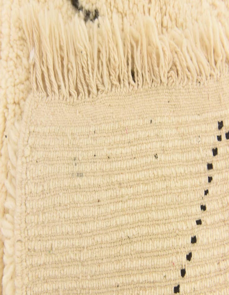 Detail image of  6' 10 x 10' 6  Hand Knotted Moroccan Wool Rug