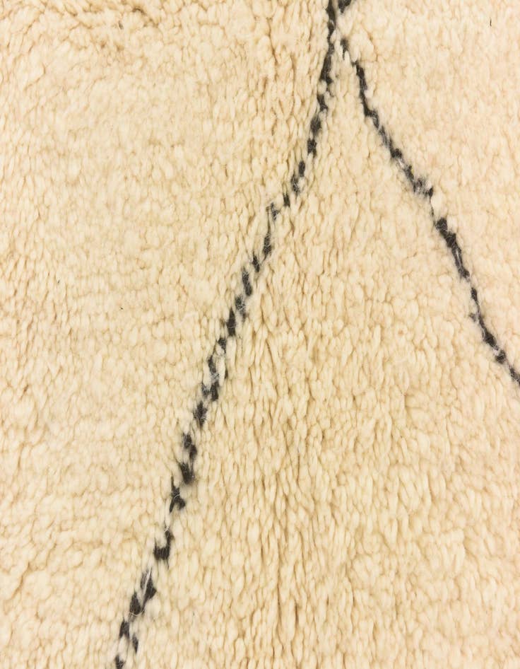 Detail image of  6' 10 x 10' 6  Hand Knotted Moroccan Wool Rug