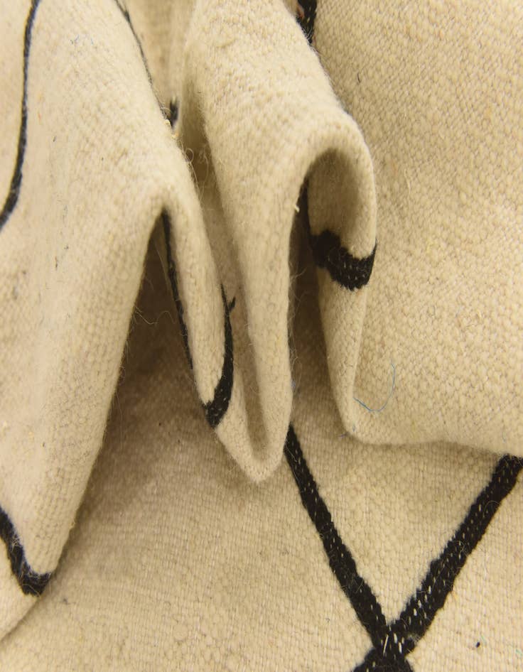 Detail image of  8' 10 x 12' 6  Hand Knotted Moroccan Wool Rug