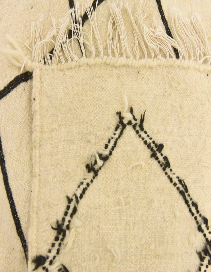 Detail image of  8' 10 x 12' 6  Hand Knotted Moroccan Wool Rug